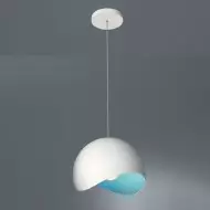 Kreatywna półskorupkowa metalowa lampa wisząca S158