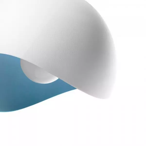 Kreatywna półskorupkowa metalowa lampa wisząca S158