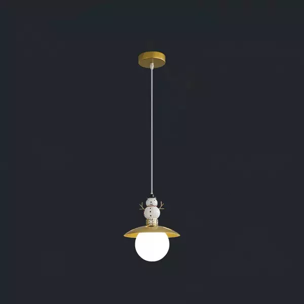 Färgglada leksaker statyett metall taklampa S160