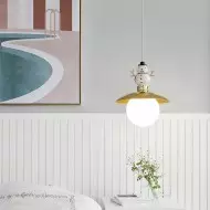 Färgglada leksaker statyett metall taklampa S160