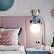 Färgglada leksaker statyett metall taklampa S160