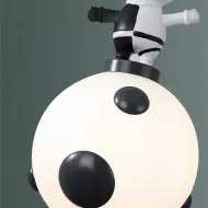 Färgglada leksaker statyett metall taklampa S160