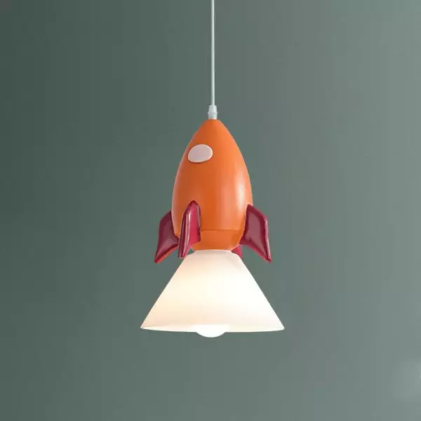 Färgglada leksaker statyett metall taklampa S160