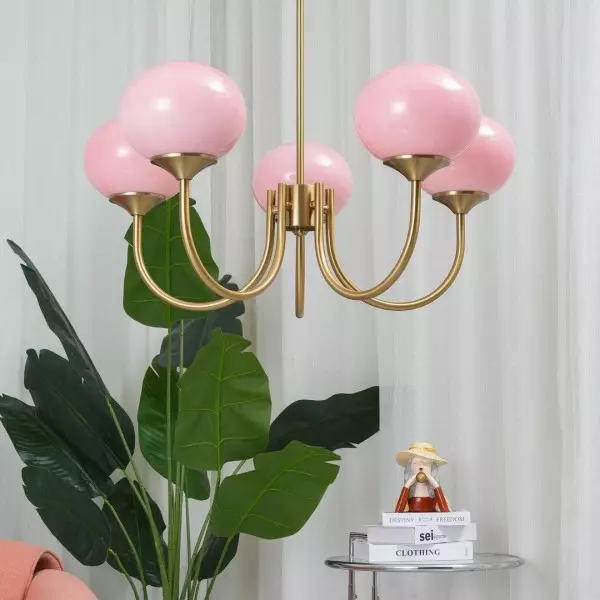 Nordic Bauhaus Szklany Żyrandol Marshmallow S168