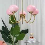 Nordic Bauhaus Szklany Żyrandol Marshmallow S168