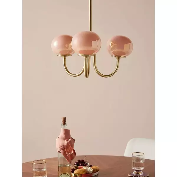 Nordic Bauhaus Szklany Żyrandol Marshmallow S168