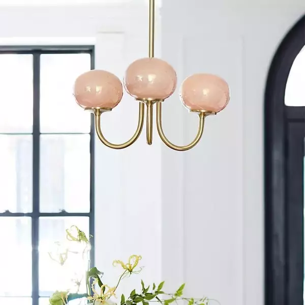 Nordic Bauhaus Szklany Żyrandol Marshmallow S168