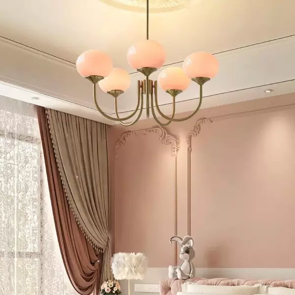 Nordic Bauhaus Szklany Żyrandol Marshmallow S168