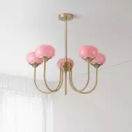 Nordic Bauhaus Szklany Żyrandol Marshmallow S168