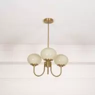 Nordic Bauhaus Szklany Żyrandol Marshmallow S168