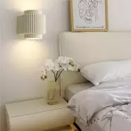 Kreatywna Żywiczna Lampa Ścienna Do Sypialni S141