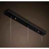 Rechteckiges Panel in Schwarz