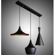 Rechteckiges Panel in Schwarz