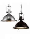 Lampada a sospensione in metallo stile industriale