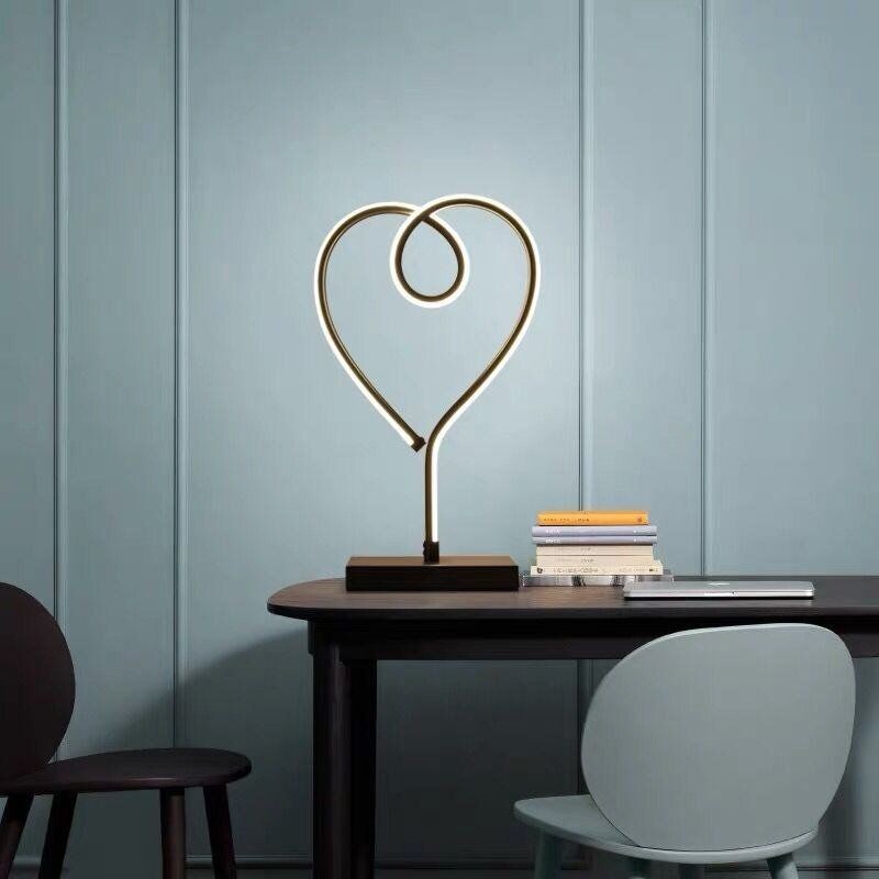 Lampe de bureau à motif géométrique