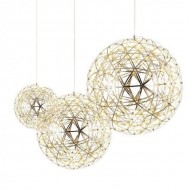 Lampe suspendue boule de feu d'artifice