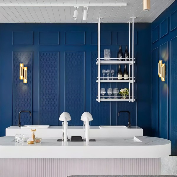 Lámpara de pared de tubo doble de latón M83