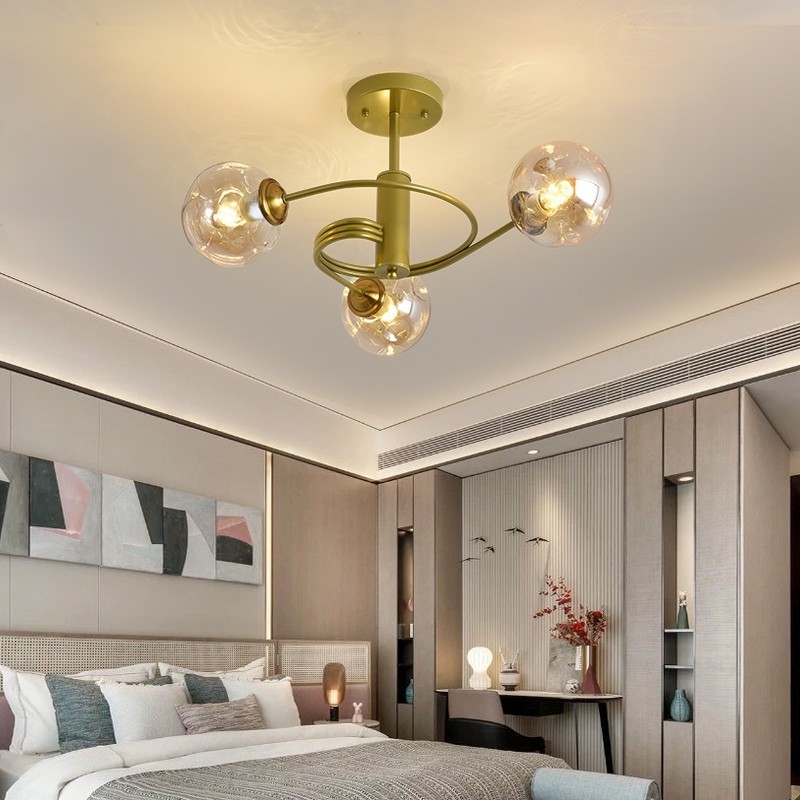 Lampe à suspension combinée Globe