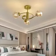 Lampe à suspension combinée Globe