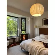 Japansk stil stofflanternependellampe M62