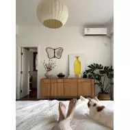 Japansk stil stofflanternependellampe M62