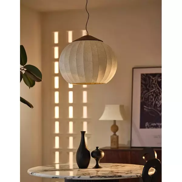 Japansk stil stofflanternependellampe M62