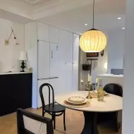 Japansk stil stofflanternependellampe M62