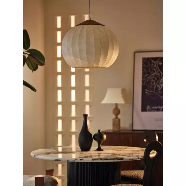 Japansk stil stofflanternependellampe M62