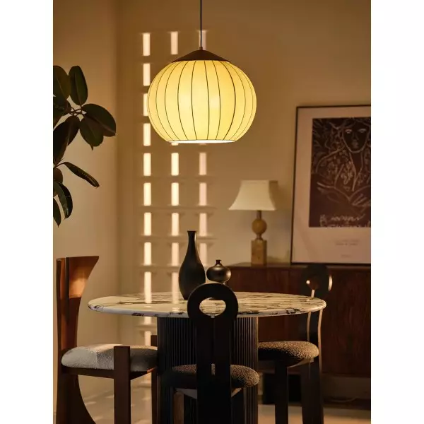 Japansk stil stofflanternependellampe M62