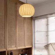 Japansk stil stofflanternependellampe M62