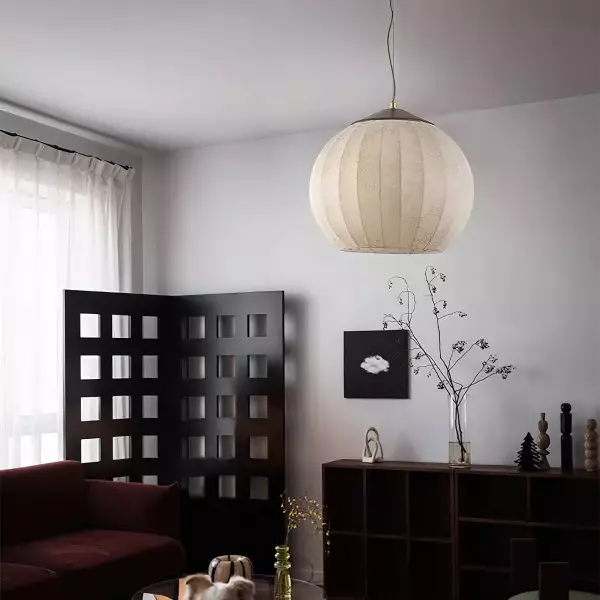 Japansk stil stofflanternependellampe M62