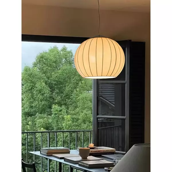 Japansk stil stofflanternependellampe M62