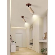 Wabi-Sabi travertin justerbar vegglampe M04