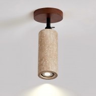 Wabi-Sabi travertin justerbar vegglampe M04