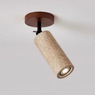 Wabi-Sabi travertin justerbar vegglampe M04