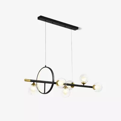 Lámpara de araña creativa de barra larga horizontal M68