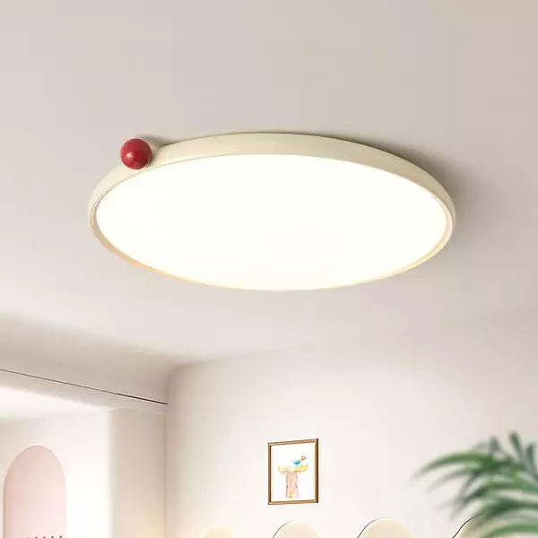Lampada da soffitto ultrasottile stile minimalista Disc Cream M543