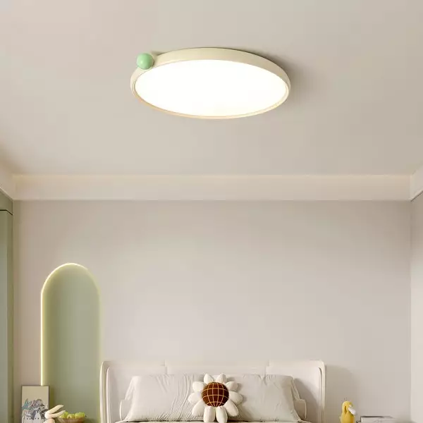 Lampada da soffitto ultrasottile stile minimalista Disc Cream M543