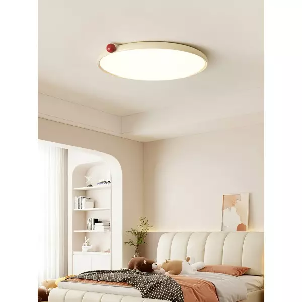Lampada da soffitto ultrasottile stile minimalista Disc Cream M543