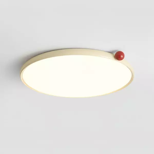 Lampada da soffitto ultrasottile stile minimalista Disc Cream M543