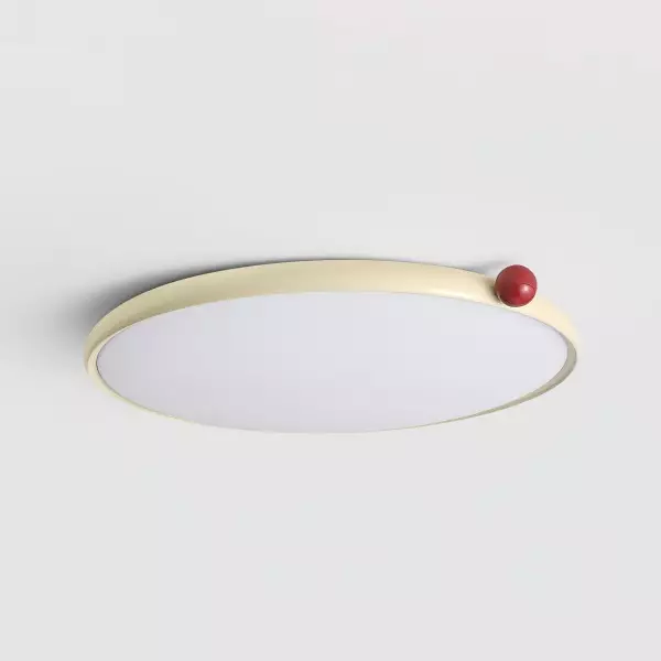 Lampada da soffitto ultrasottile stile minimalista Disc Cream M543