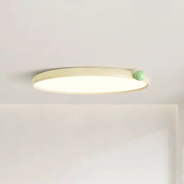 Lampada da soffitto ultrasottile stile minimalista Disc Cream M543