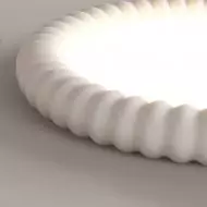 Lampa sufitowa w stylu kremowym Ripple Ring M525