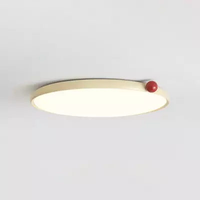 Lampada da soffitto ultrasottile stile minimalista Disc Cream M543