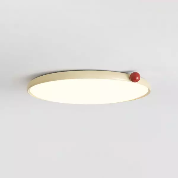 Lampada da soffitto ultrasottile stile minimalista Disc Cream M543