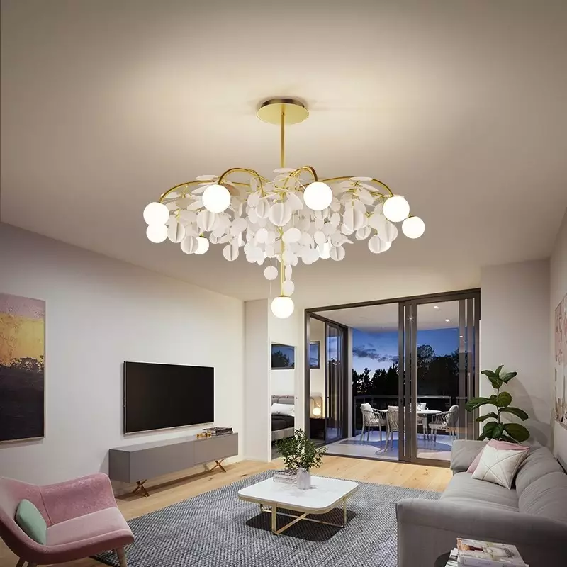 Regentropfen-Kronleuchter