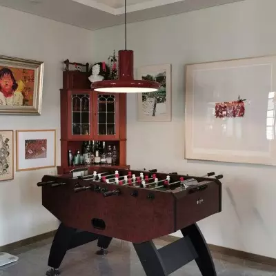 Lampada a sospensione vintage UFO Frisbee M446