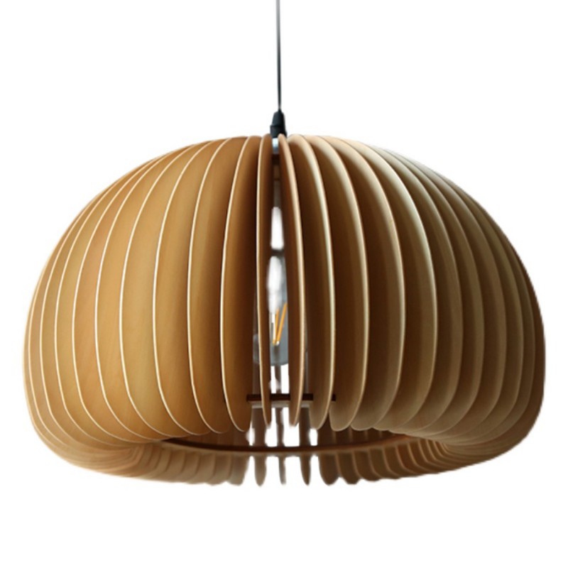 Lampada a sospensione in legno PIE
