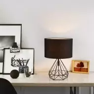 Tischlampe aus Stoff „Diamond“