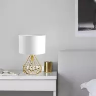 Tischlampe aus Stoff „Diamond“